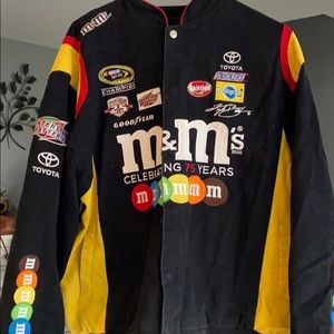 Kyle Busch JH Design M&M's Nascar Jacket Black XL